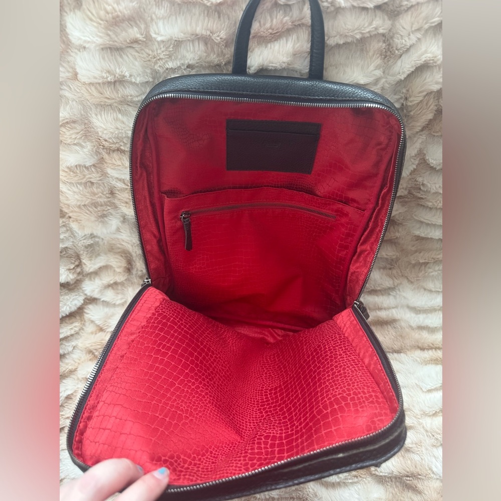 Hammitt Hunter Large Leather Backpack EUC - image 3